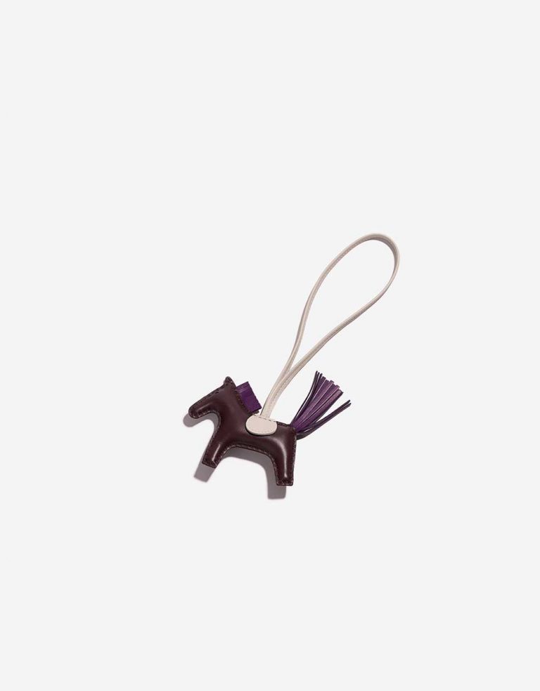 Hermès Rodeo PM RougeSellier-Violet-Craie Front  | Sell your designer bag on Saclab.com