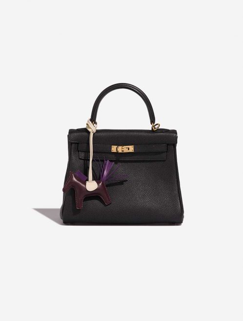 Hermès Rodeo PM RougeSellier-Violet-Craie Closing System  | Sell your designer bag on Saclab.com