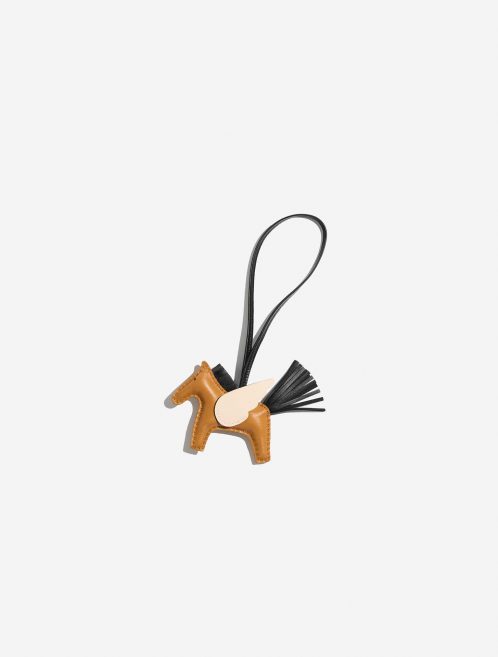 Hermès RodeoPegasus Sesame-Craie-Black Front  | Sell your designer bag on Saclab.com