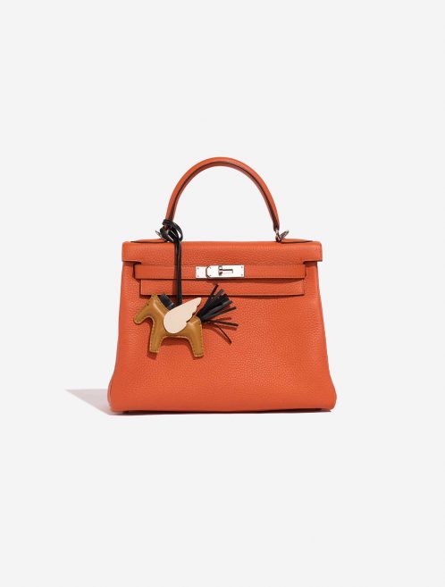 Hermès RodeoPegasus Sesame-Craie-Black Closing System  | Sell your designer bag on Saclab.com