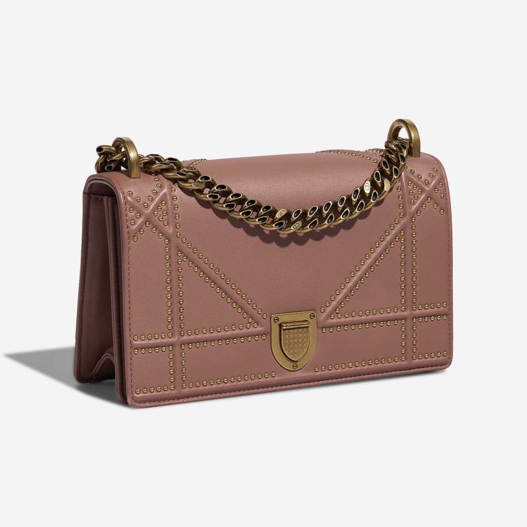 Dior Diorama Small Beigerose Side Front  | Sell your designer bag on Saclab.com