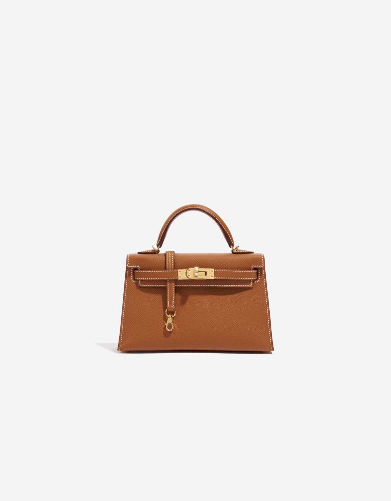 Hermès Kelly Mini Gold Front  | Sell your designer bag on Saclab.com