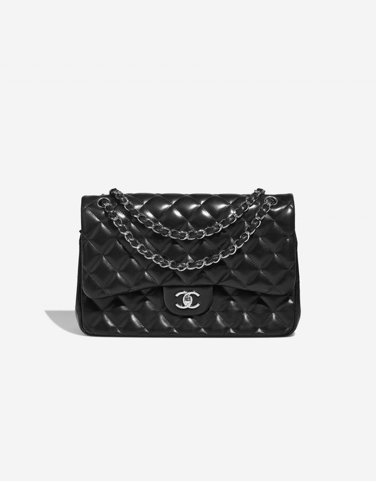 Pre-owned Chanel bag Timeless Jumbo Lamb Black Black | Sell your designer bag on Saclab.com