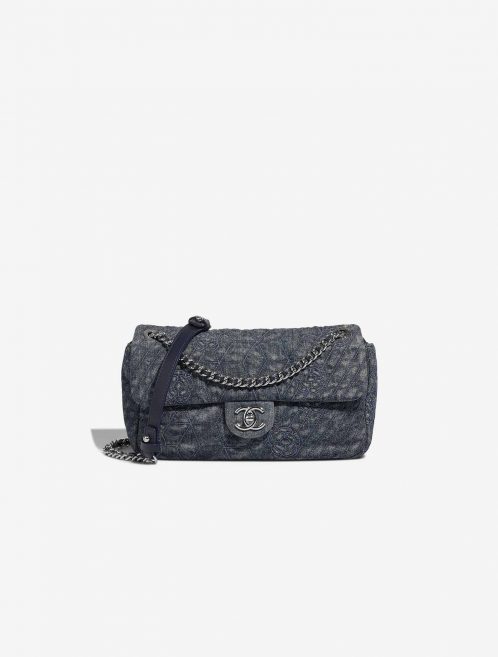 Chanel Timeless Medium Blue Front  | Sell your designer bag on Saclab.com