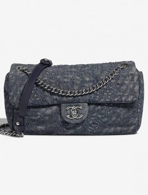 Chanel Timeless Medium Blue Front  S | Sell your designer bag on Saclab.com