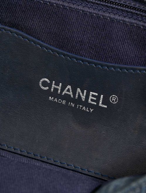 Chanel Timeless Medium Blue Logo  | Sell your designer bag on Saclab.com