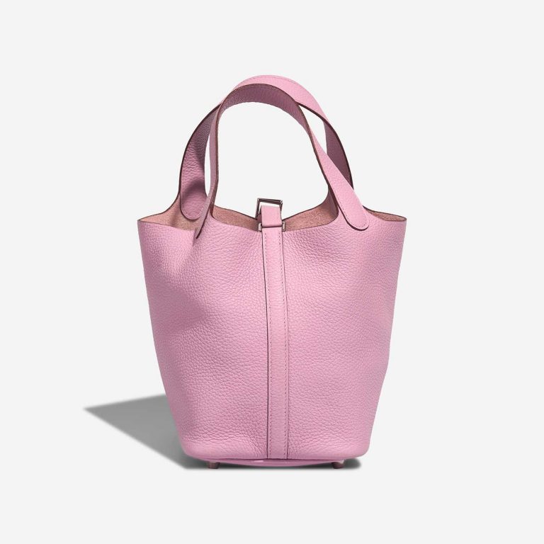 Hermès Picotin 18 MauveSylvestre Back  | Sell your designer bag on Saclab.com