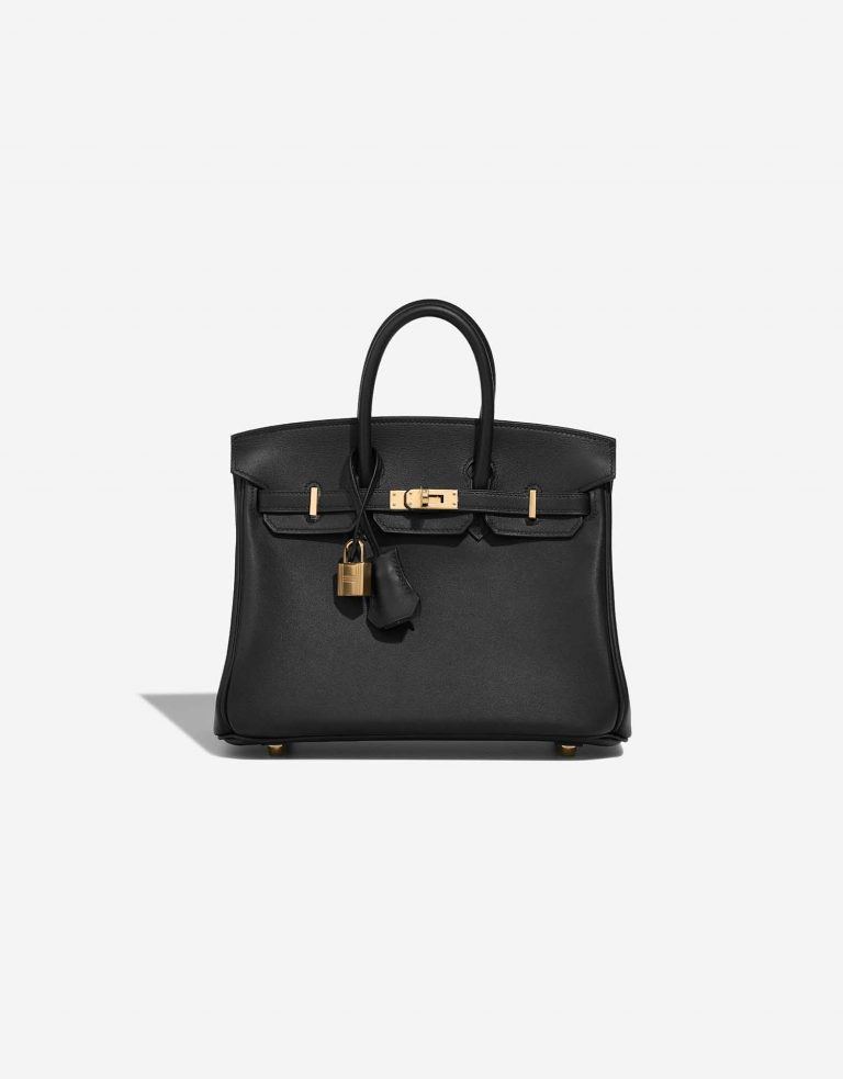 Hermès Birkin HSS 25 Swift Black / Bleu de France Front | Sell your designer bag