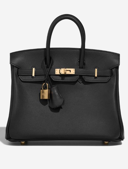 Hermès Birkin HSS 25 Swift Black / Bleu de France Front | Sell your designer bag