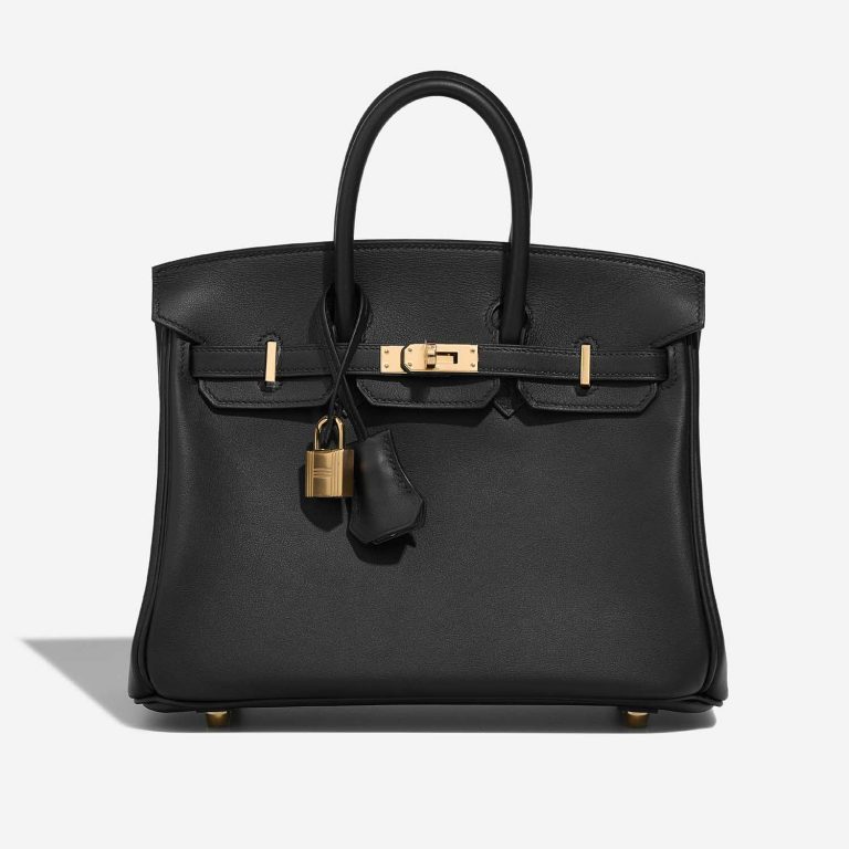 Hermès Birkin HSS 25 Swift Black / Bleu de France Front | Sell your designer bag