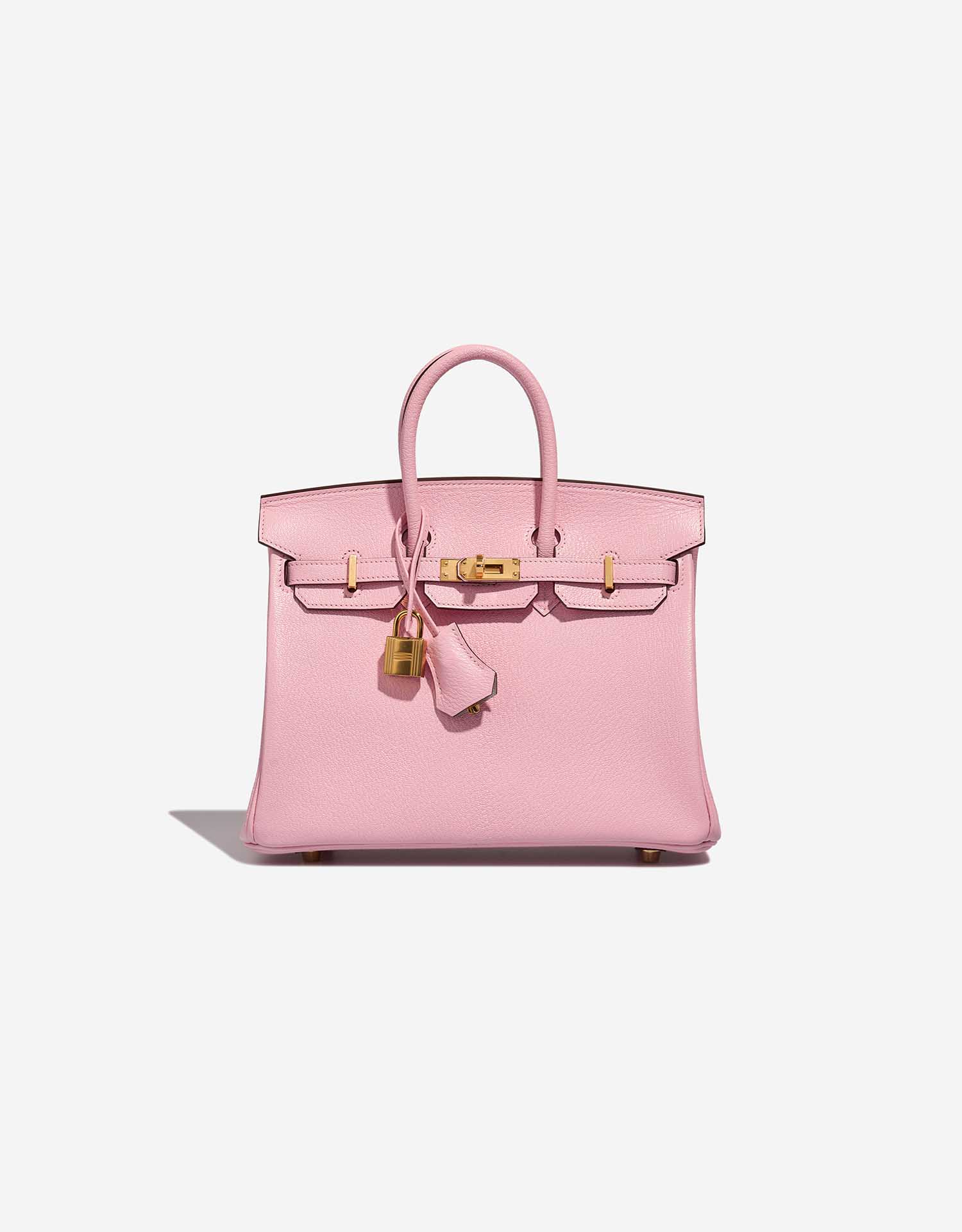 HERMES ピンク ヘアピック Hermès Birkin HSS 25 Chèvre Rose Sakura / Gris Perle | SACLÀB