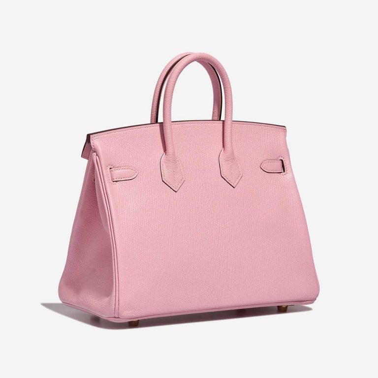 Hermès Birkin 25 RoseSakura Side Back | Sell your designer bag on Saclab.com