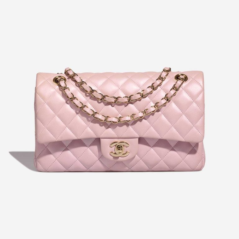 Chanel Timeless Medium LightPink Front  S | Sell your designer bag on Saclab.com