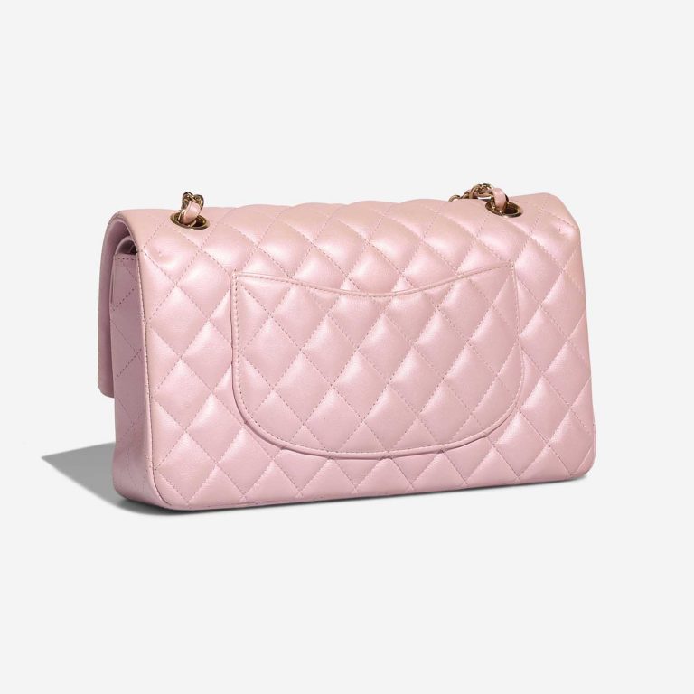 Chanel Timeless Medium LightPink Side Back | Sell your designer bag on Saclab.com