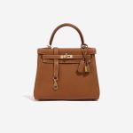 Hermès Kelly 25 Gold Front  | Sell your designer bag on Saclab.com
