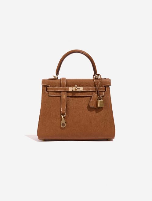 Hermès Kelly 25 Gold Front  | Sell your designer bag on Saclab.com