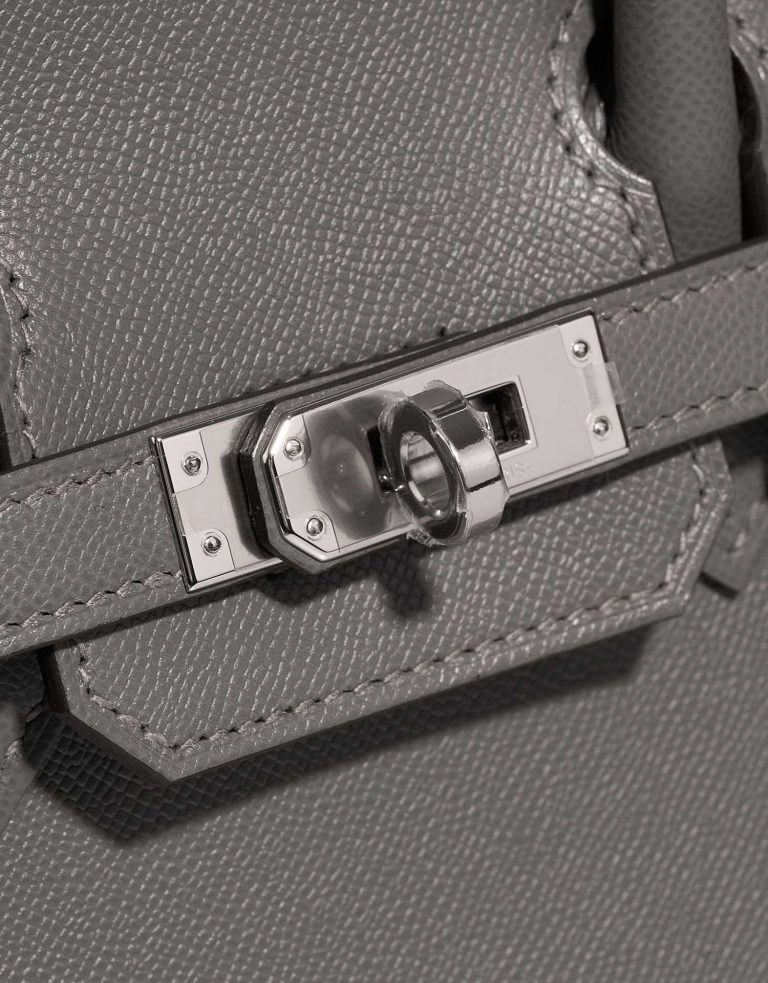 Hermès Birkin 25 GrisMeyer Closing System  | Sell your designer bag on Saclab.com