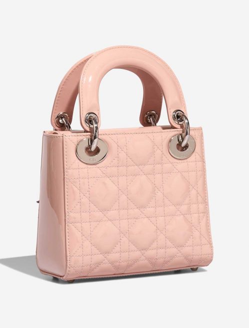 Dior LadyDior Mini Rose Side Back | Sell your designer bag on Saclab.com