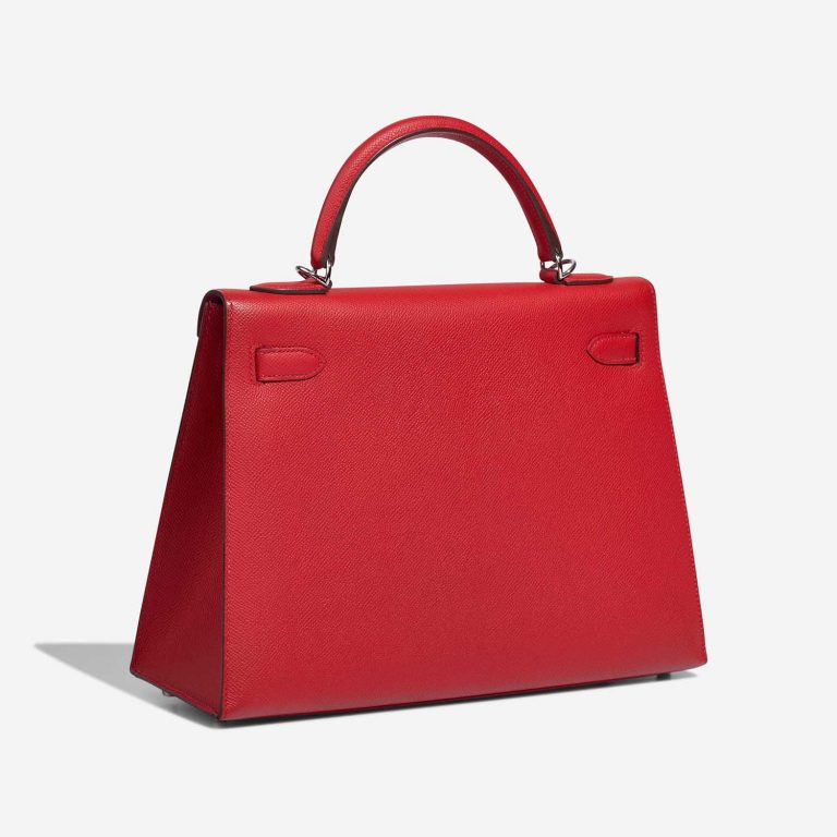 Hermès Kelly 32 RougeCasaque Side Back | Sell your designer bag on Saclab.com