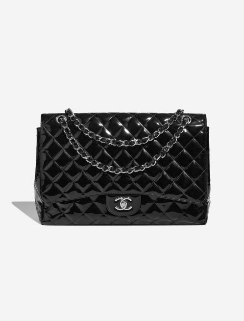 Chanel Timeless Maxi Patent Black Front | Sell your designer bag