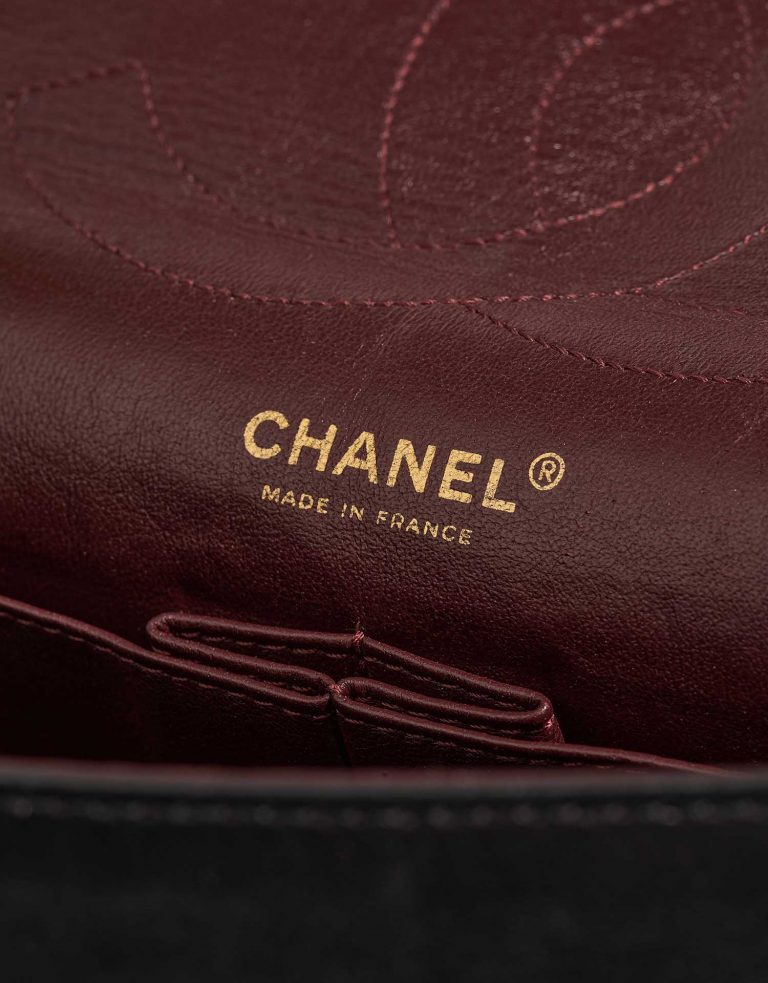 Chanel 255Reissue Black Logo  | Sell your designer bag on Saclab.com