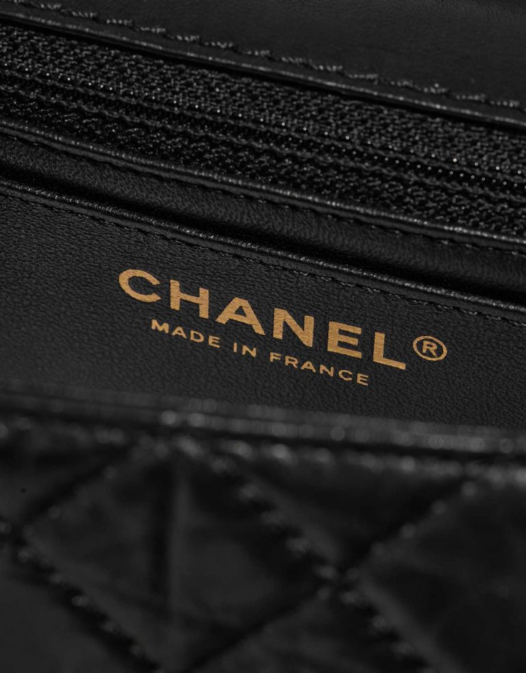 Chanel 255Reissue 224 Black Logo  | Sell your designer bag on Saclab.com