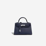 Hermès Kelly Mini Navy Front  | Sell your designer bag on Saclab.com