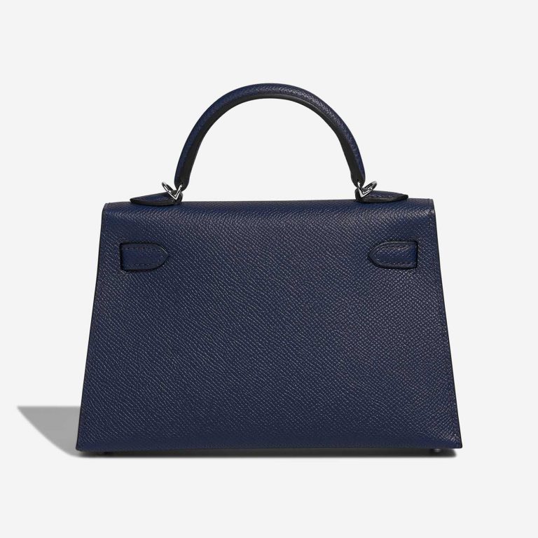 Hermès Kelly Mini Navy Back  | Sell your designer bag on Saclab.com