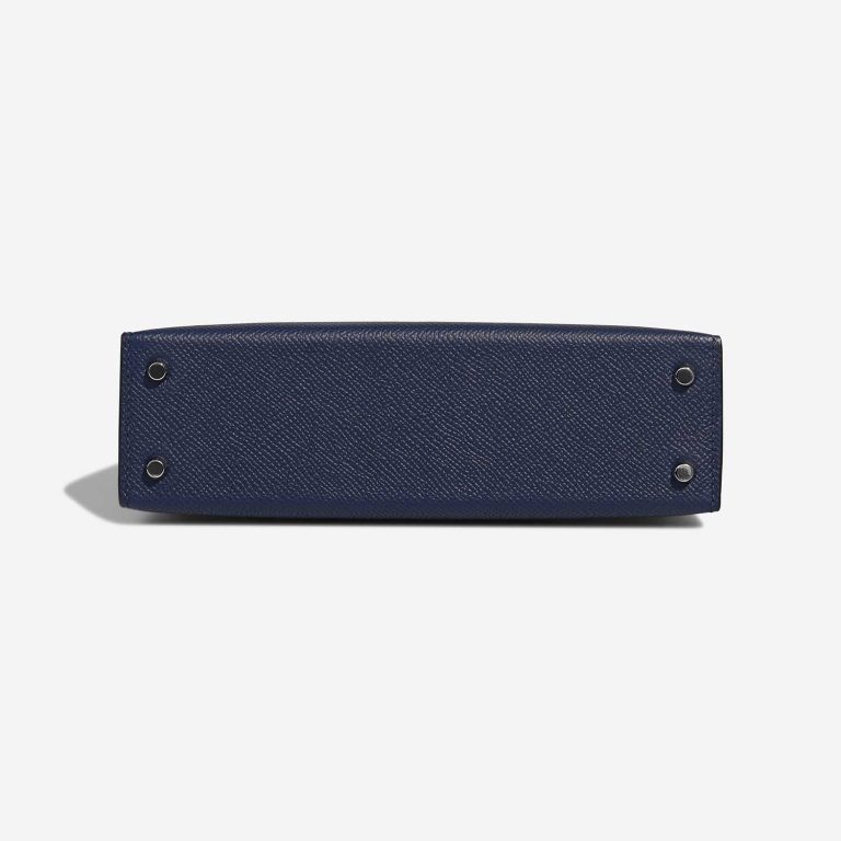 Hermès Kelly Mini Navy Bottom  | Sell your designer bag on Saclab.com