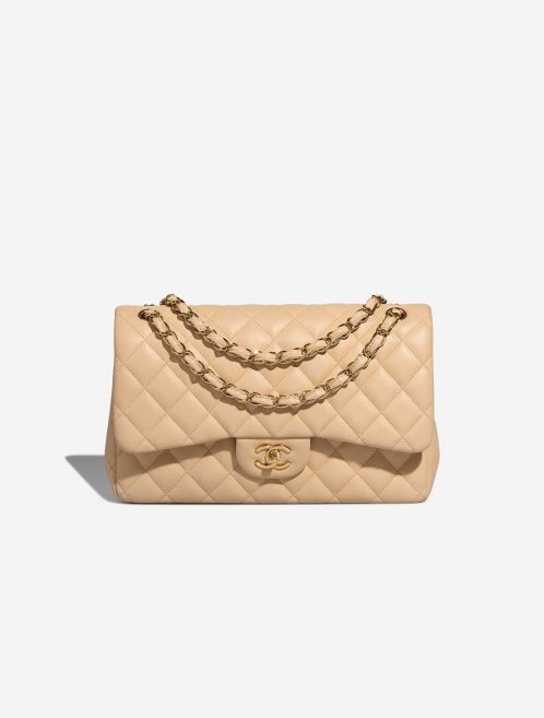 Chanel Timeless Jumbo Beige Front  | Sell your designer bag on Saclab.com