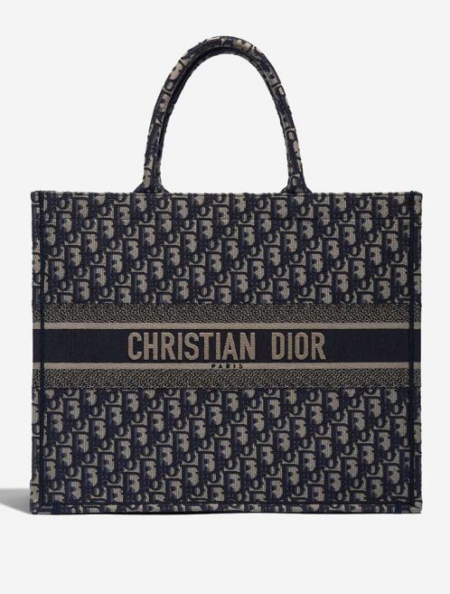 Dior BookTote Large Bleu Front  S | Sell your designer bag on Saclab.com