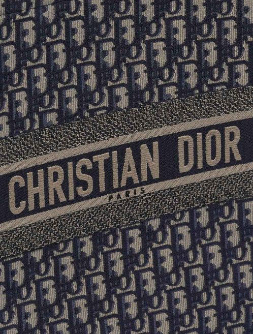 Dior BookTote Large Bleu Closing System  | Sell your designer bag on Saclab.com