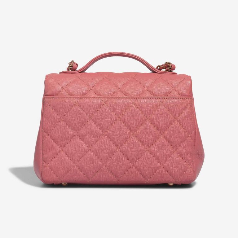 Chanel Business Affinity Medium Coral Pink Back  | Sell your designer bag on Saclab.com