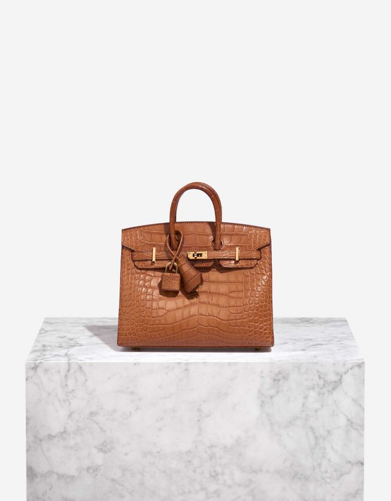 Hermès Birkin 20 Gold Front  | Sell your designer bag on Saclab.com