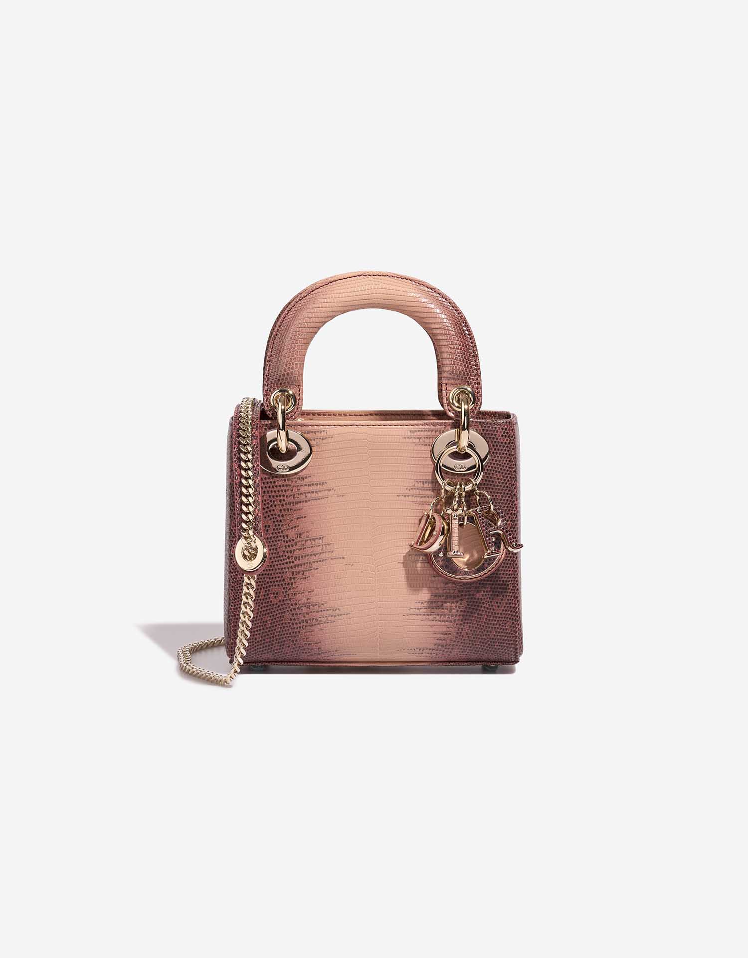 Dior Lady Mini Lizard Mauve Purple SACLÀB