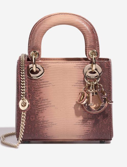Dior Lady Mini Mauve-Purple Front  S | Sell your designer bag on Saclab.com