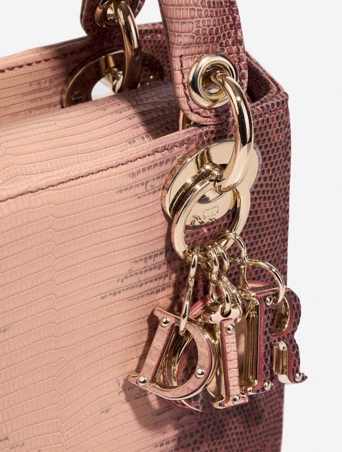 Dior Lady Mini Mauve-Purple Closing System  | Sell your designer bag on Saclab.com