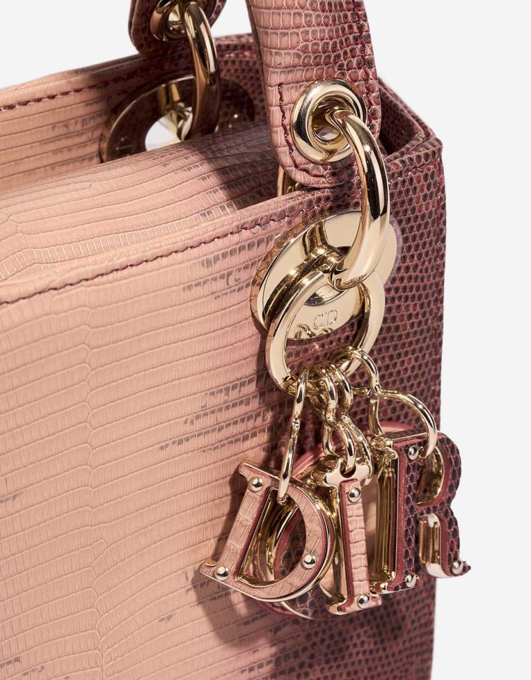 Dior Lady Mini Mauve-Purple Closing System  | Sell your designer bag on Saclab.com