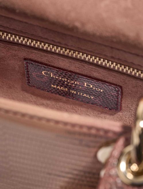 Dior Lady Mini Mauve-Purple Logo  | Sell your designer bag on Saclab.com