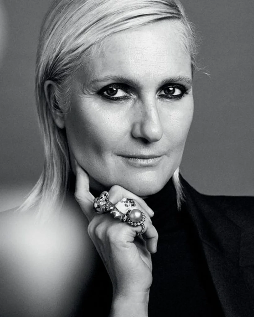 Maria Grazia Chiuri for an interview with Numéro