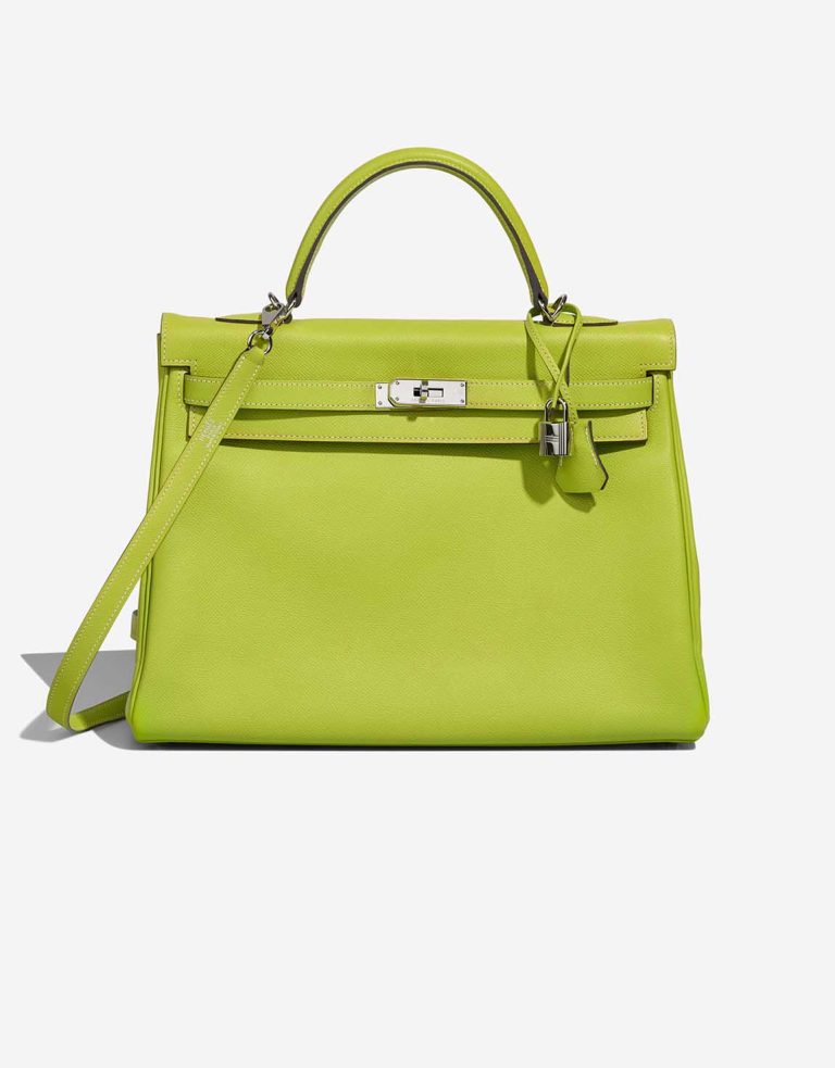 Hermès Kelly 35 Epsom Kiwi / Lichen Front | Sell your designer bag