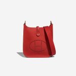 Hermès Evelyne 16 RougeVermillon-RougeVif Front  | Sell your designer bag on Saclab.com