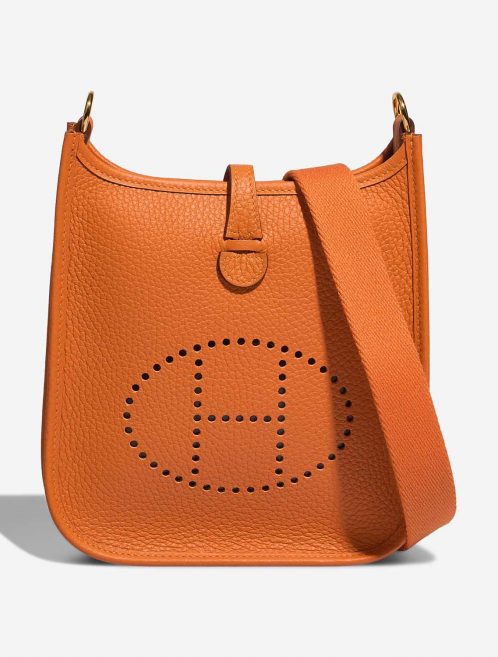 Hermès Evelyne 16 Orange Front  S | Sell your designer bag on Saclab.com