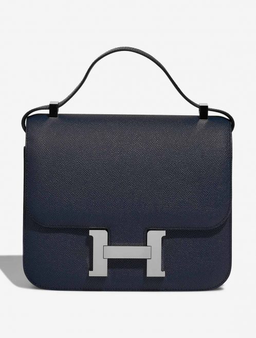 Hermès Constance 24 BleuIndigo Front  S | Sell your designer bag on Saclab.com