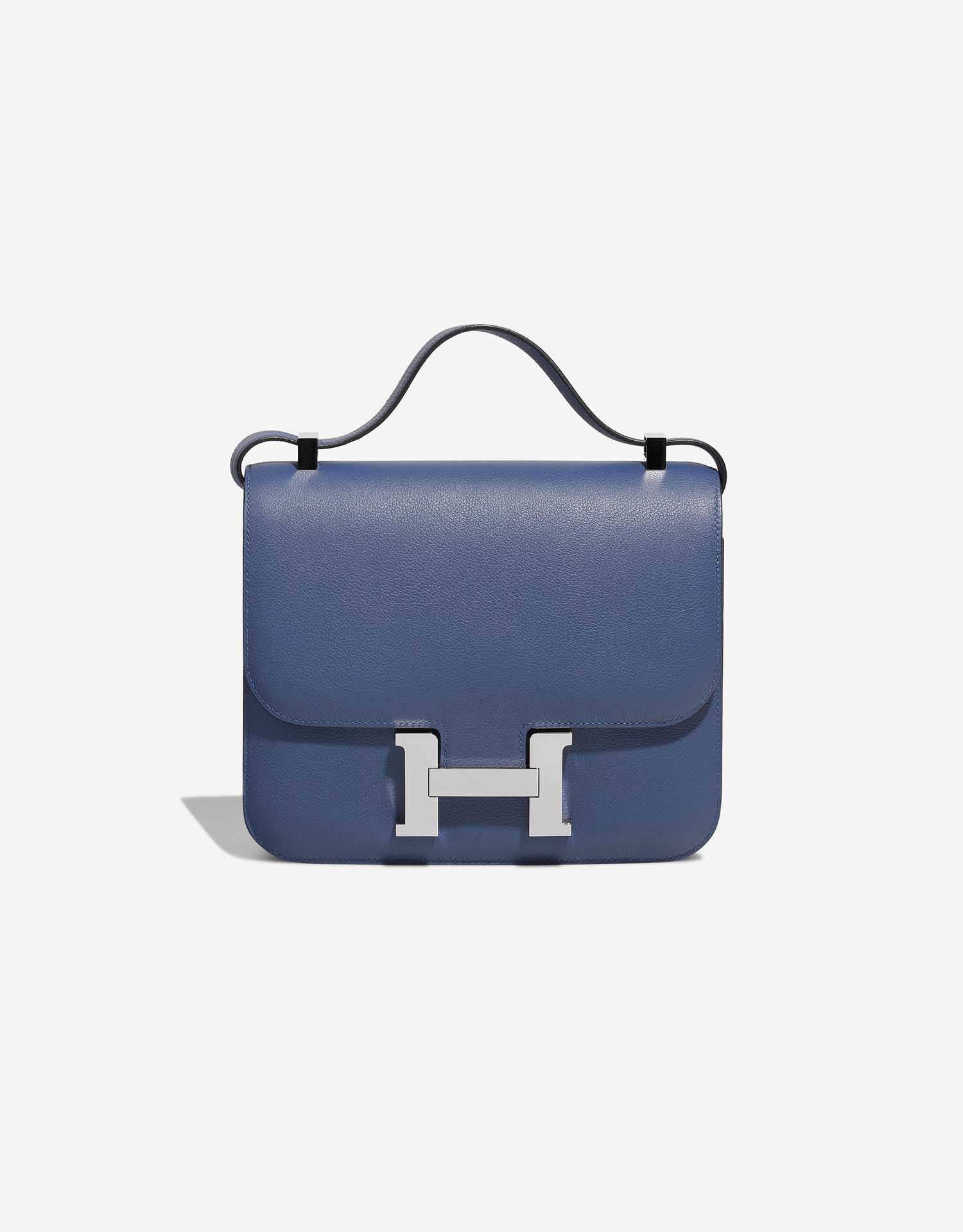 【Vert Veronese&Bleu Saphir × G金具】HERMES Ancre ベルト Pre-owned Hermes Special Order (HSS) Kelly Sellier 25 Vert