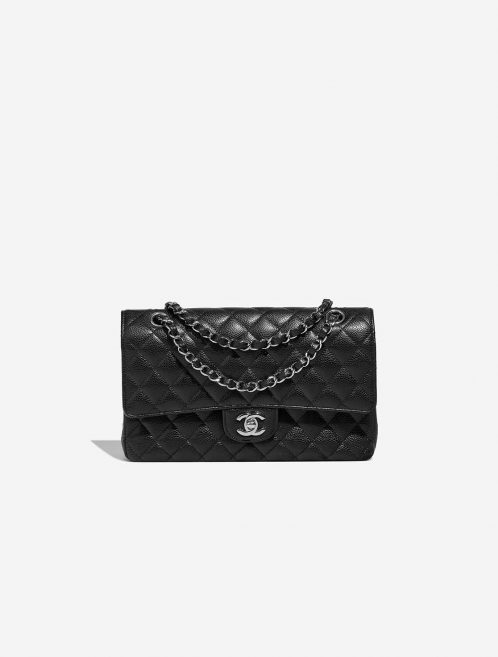 Chanel Timeless Medium Black Front  | Sell your designer bag on Saclab.com