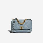 Chanel 19 Medium LightBlue Front  | Sell your designer bag on Saclab.com