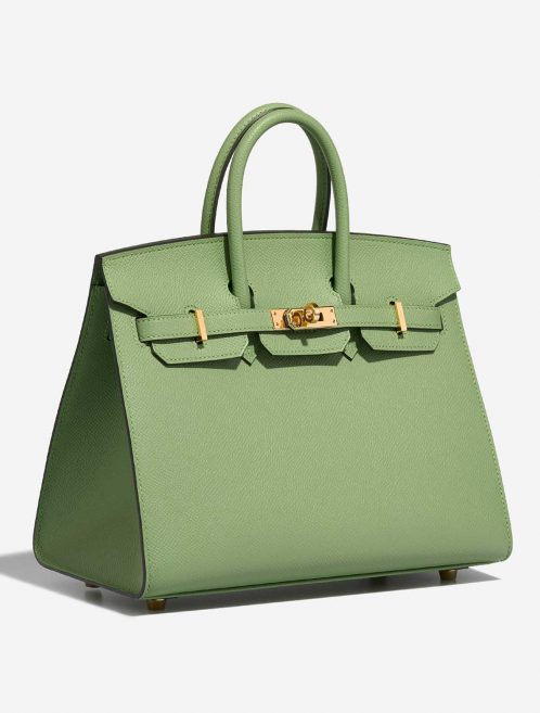 Hermès Birkin 25 VertCriquet Side Front  | Sell your designer bag on Saclab.com