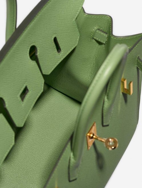 Hermès Birkin 25 VertCriquet Inside  | Sell your designer bag on Saclab.com