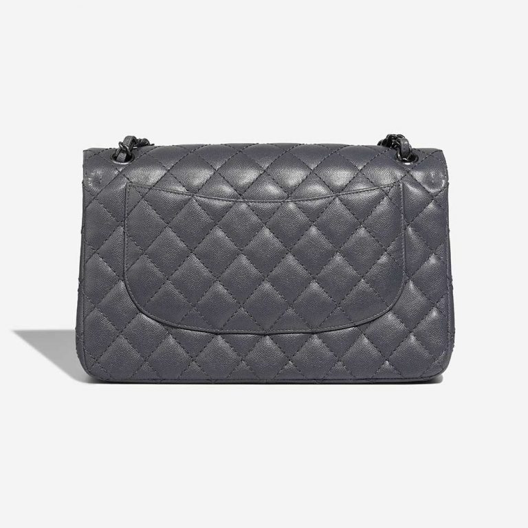 Chanel Timeless Jumbo BluishGrey Back  | Sell your designer bag on Saclab.com